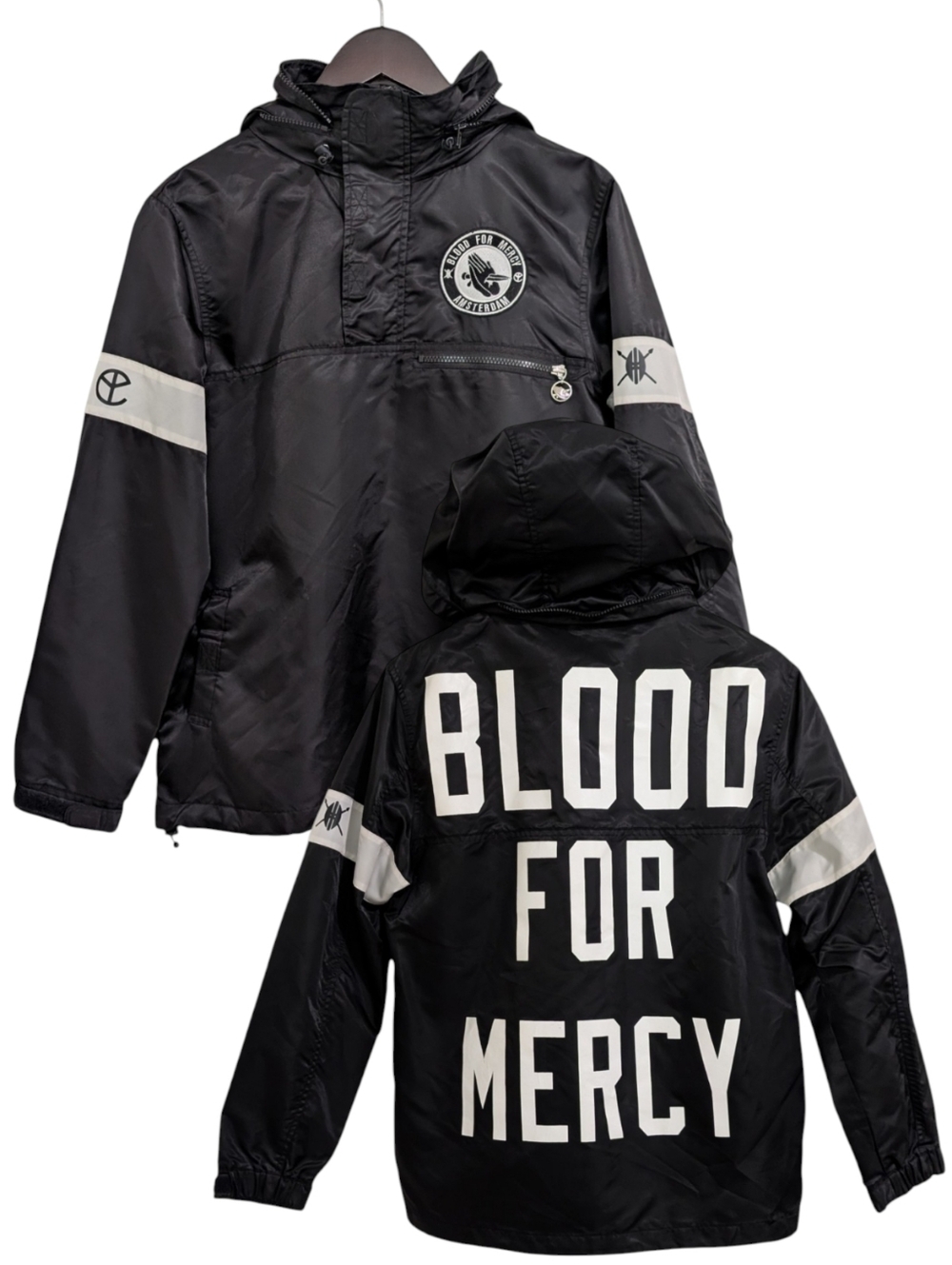 Daily Paper x Yellow Claw Blood For Mercy Amsterdam Anorak Windbreaker Jacket S